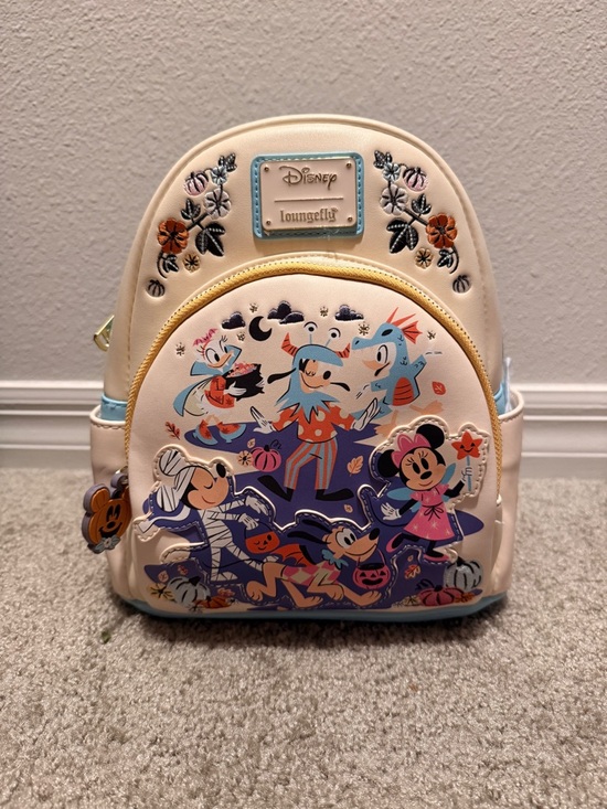 Loungefly Handbags - Mickey & Friends Halloween Costume Mini Backpack NWT